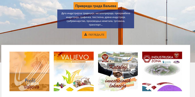 Novi sajtovi grada Valjeva